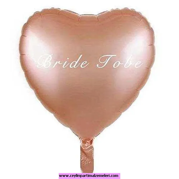 Bride Kalp Folyo Balon